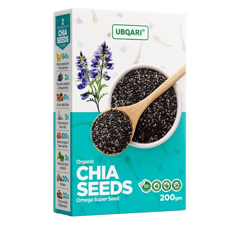 premium ubqari chia seeds packed with calcium magnesium zinc for bone strength brain power order online